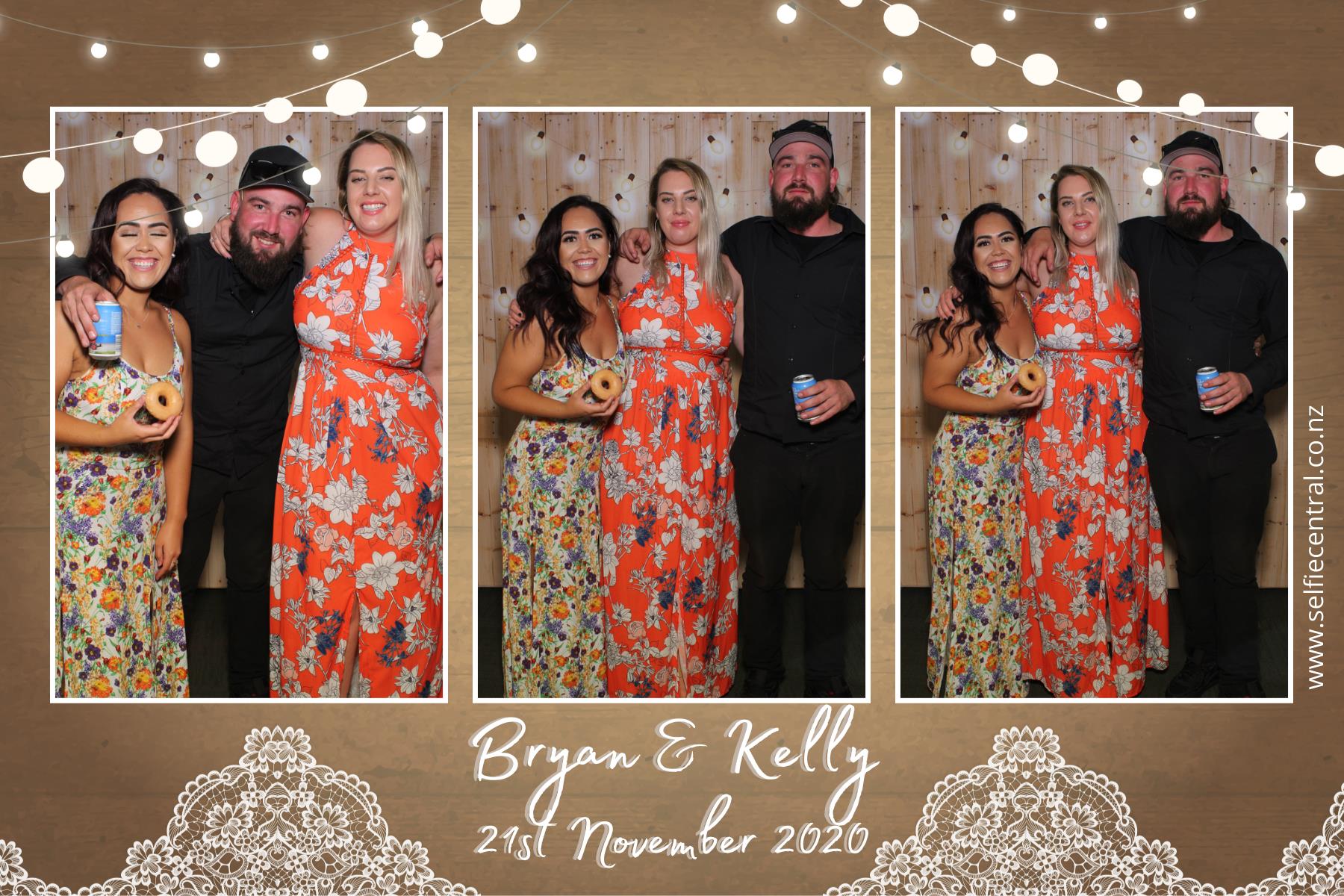 Bryan & Kelly's wedding | View more photos from the event at gallery.photobooth.co.nz/u/SelfieCentral/Bryan-Kellys-wedding